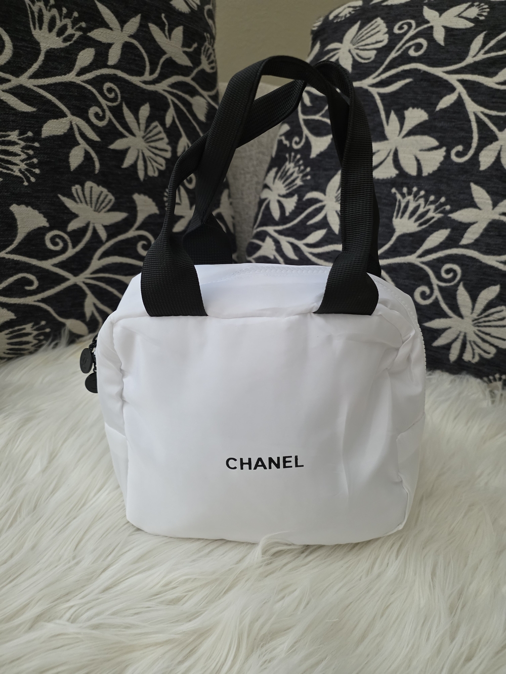 White Tote Beauty Bag